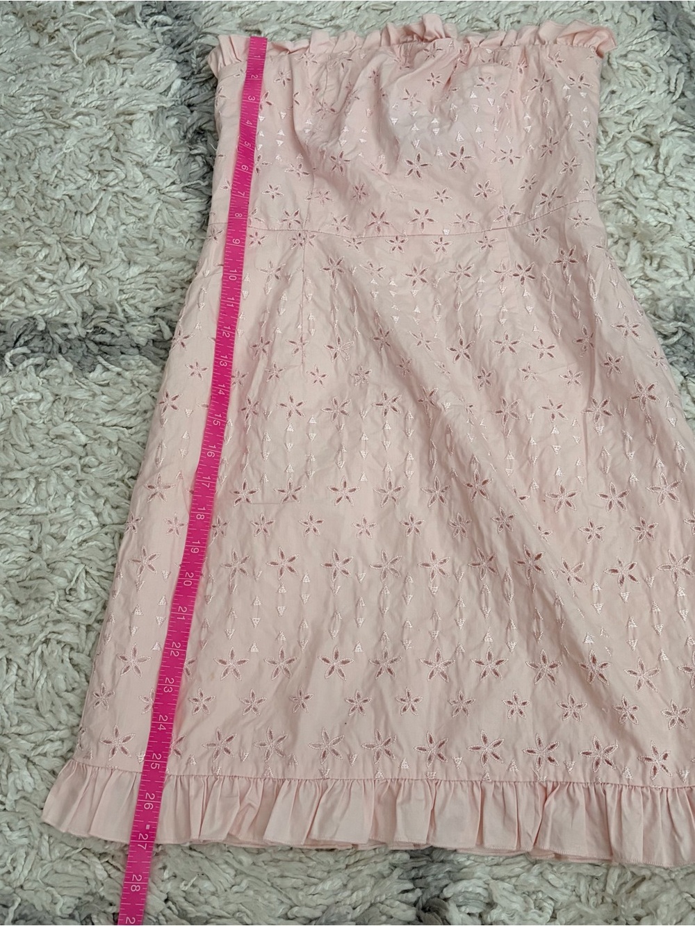 Moda International Pink Strapless Dress - Picture 5 of 7